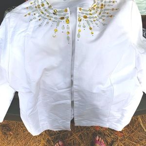 White Blazer really pretty size 10